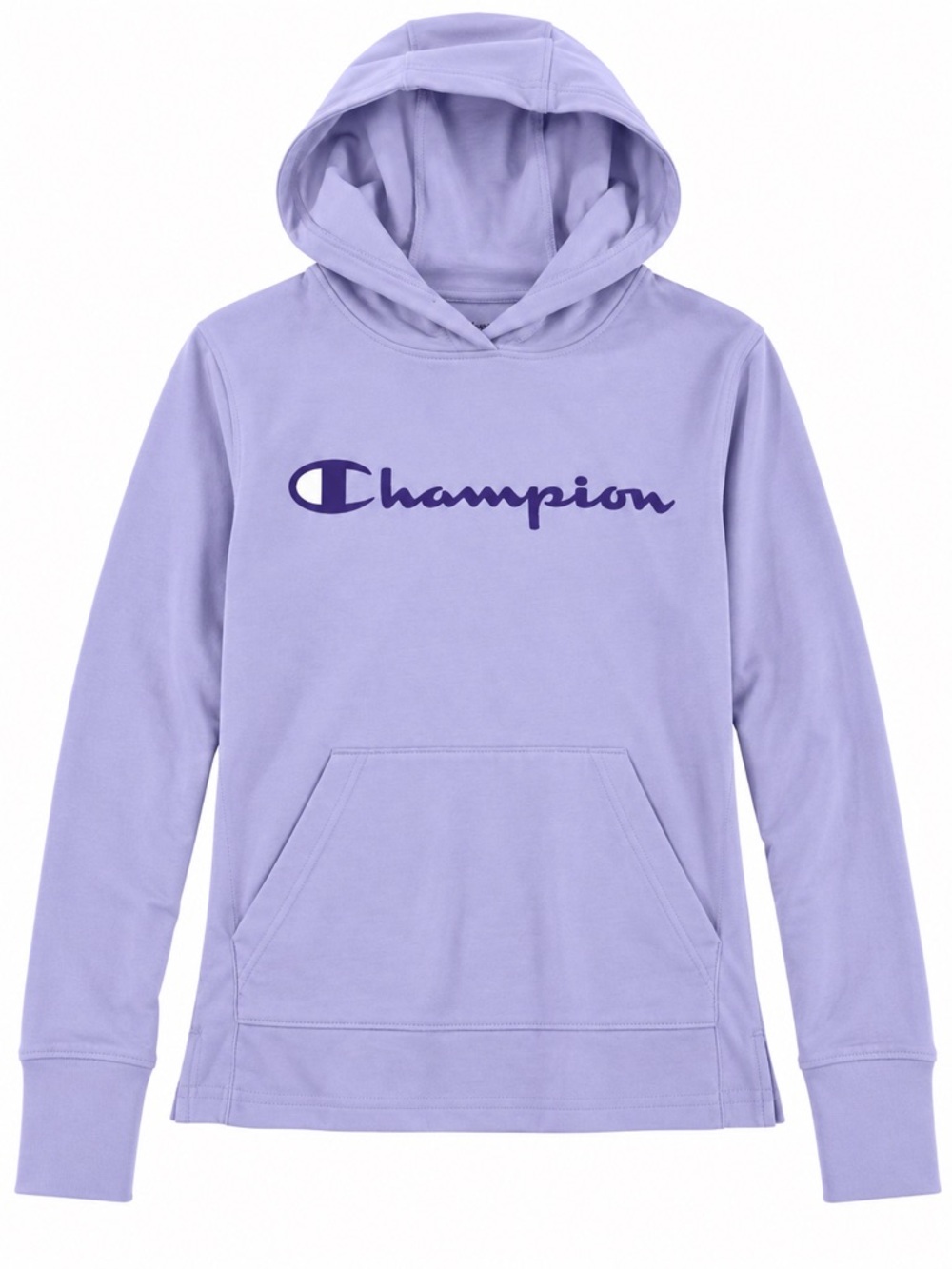 New - Champion Women’s Purple Lightweight Hoodie with Kangaroo Pocket | Size S